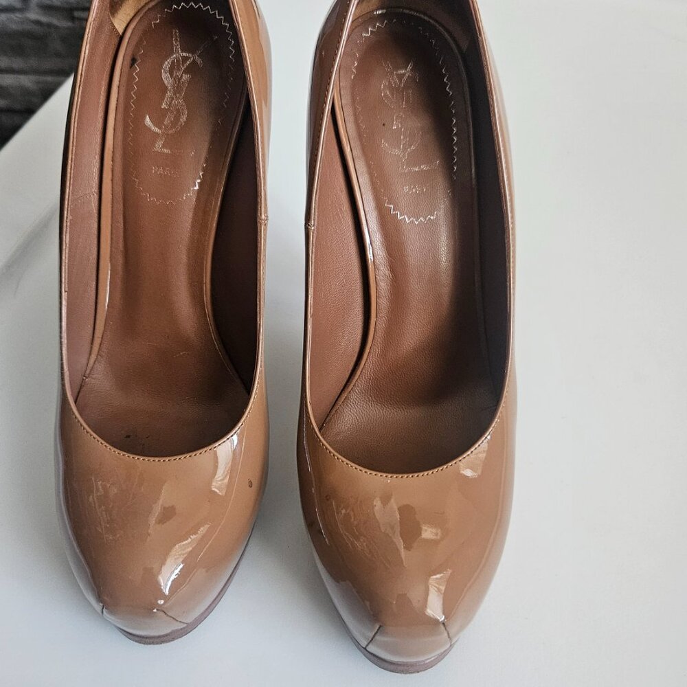 Nude YSL pumps - Picture 3 of 6